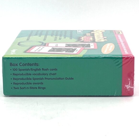 Spanish In A Flash Set 1 with 100 Flashcards Ages 5+ Edupress For Teachers NEW - Picture 4 of 9